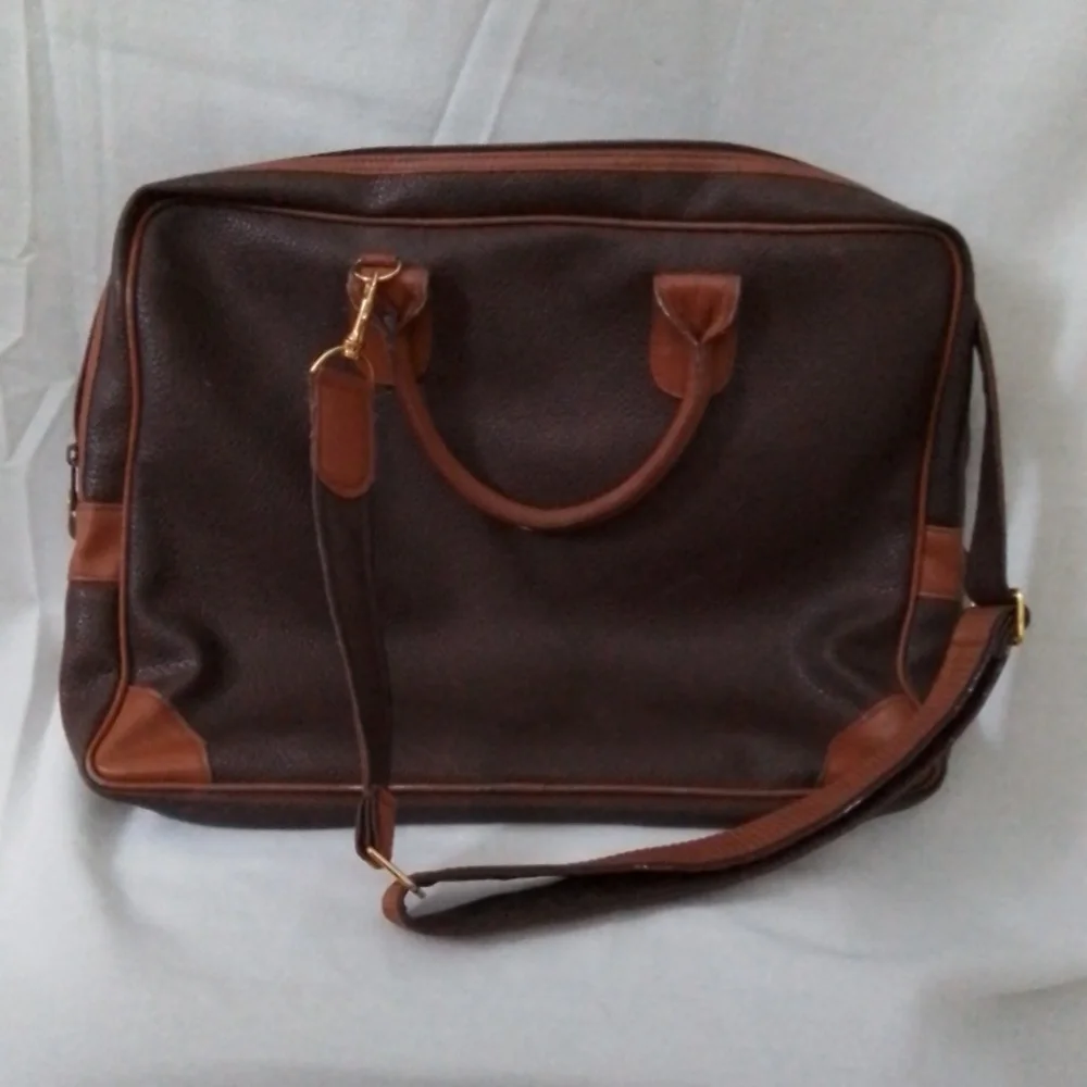 Textured Brown Laptop Bag